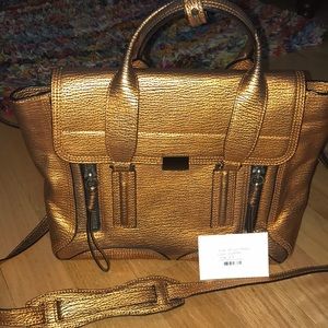RARE! Phillip Lim Medium Metallic Pashli